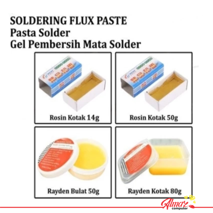 Rosin Flux Minyak Soldering Paste Cream Songka Siongka Solder Pasta