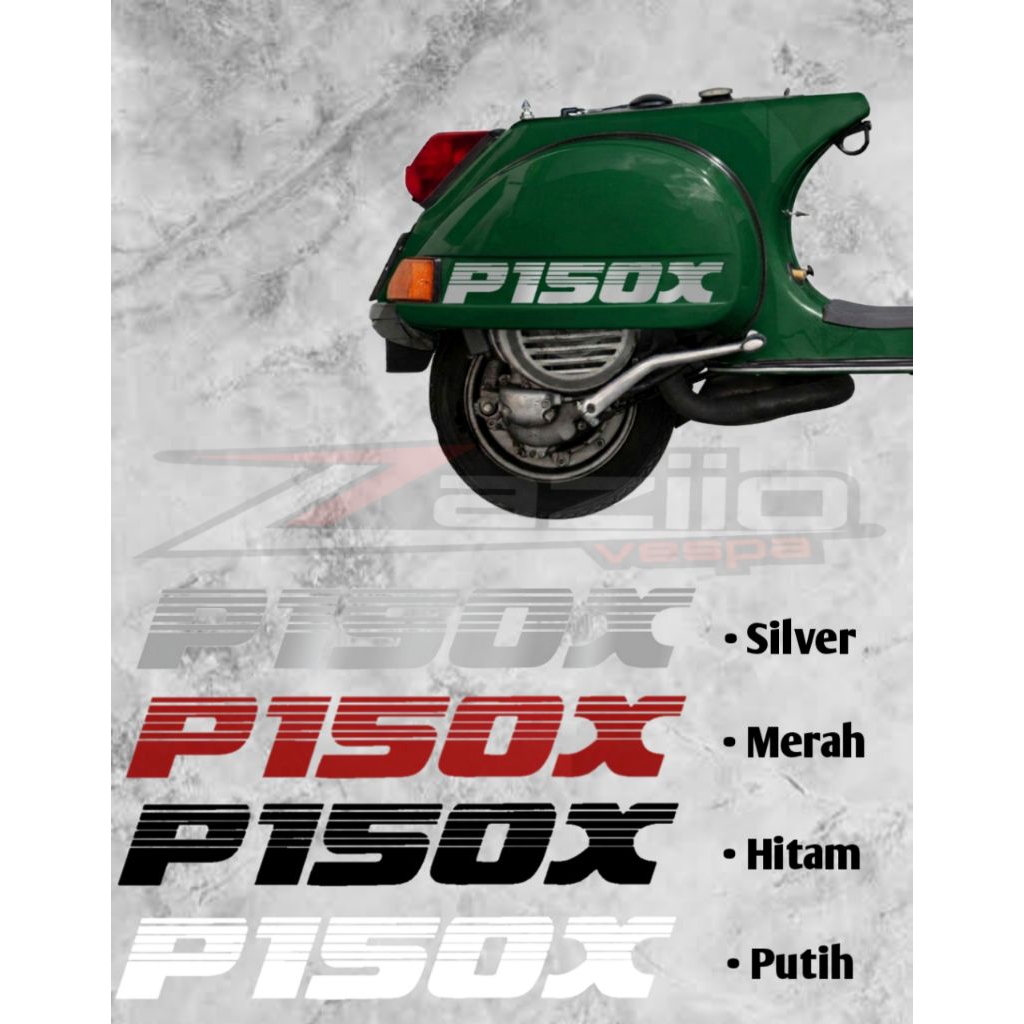 Stiker Cutting Stiker Vespa 2Tak Vespa PX