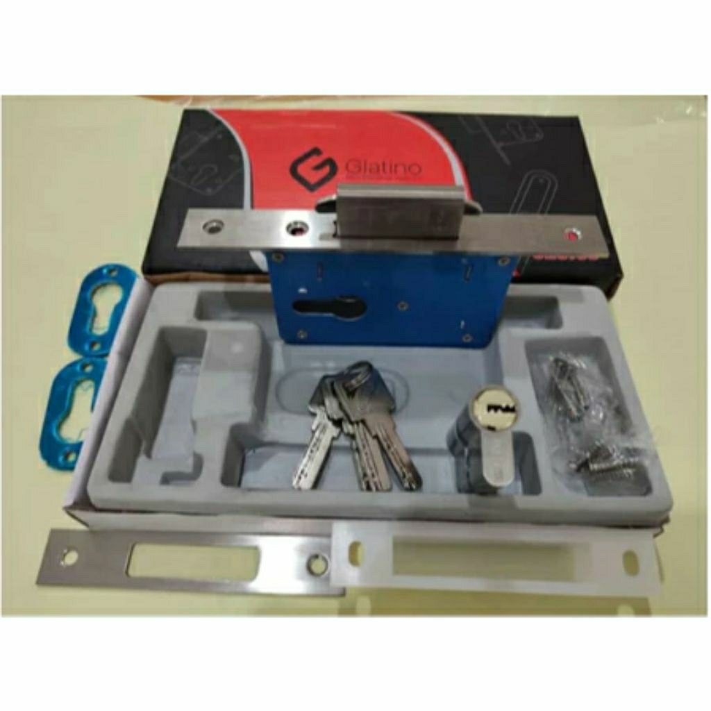 Body Sliding / Kunci Mekar Glatino / Kunci Pintu Sliding / Kunci Pintu Geser