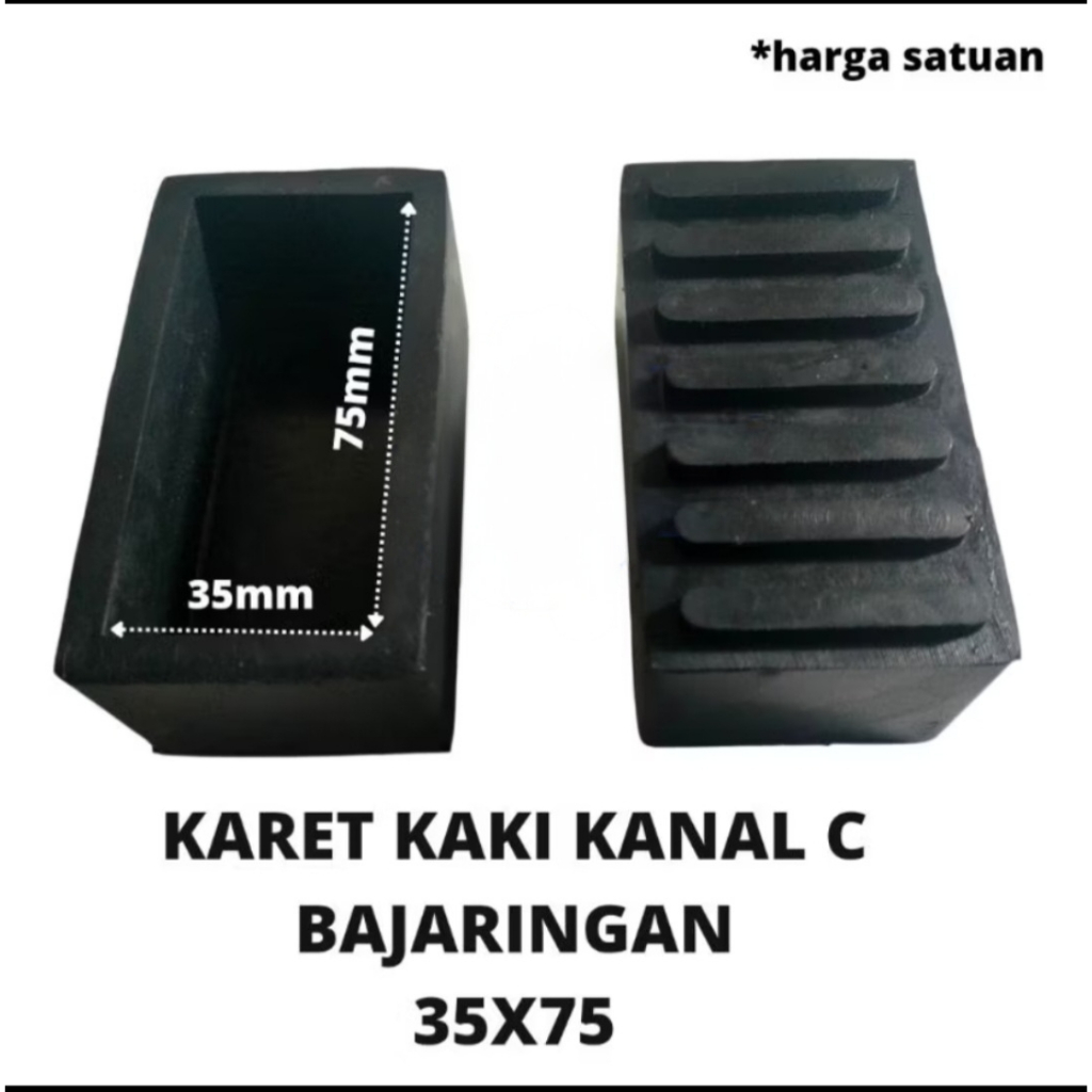 KARET KANAL C BAJARINGAN/KARET KAKI BAJARINGAN/KARET KAKI TANGGA BAJARINGAN