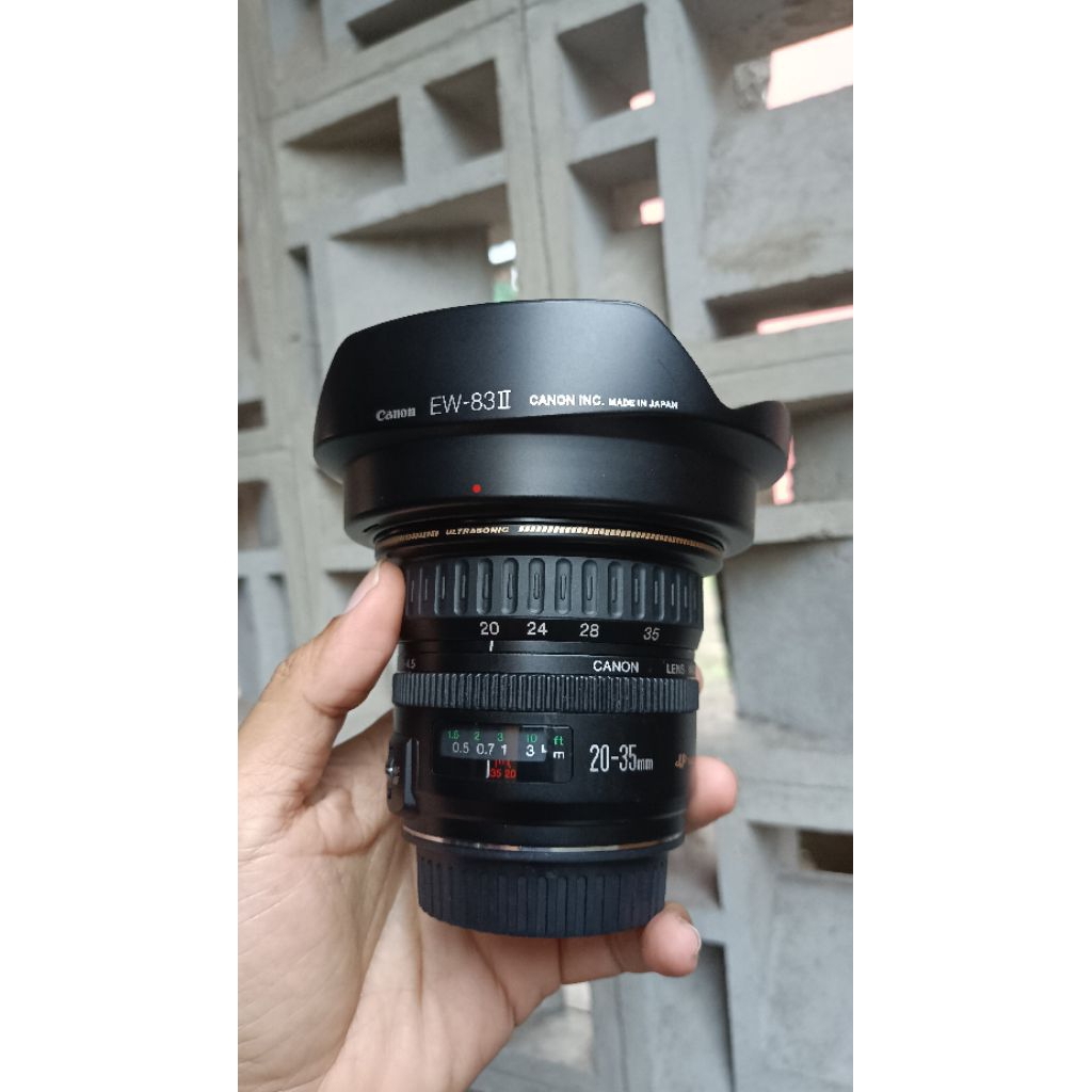 WIDE CANON EF 20-35mm f3.5-4.5 Ultrasonic Motor USM Fullframe / APSC