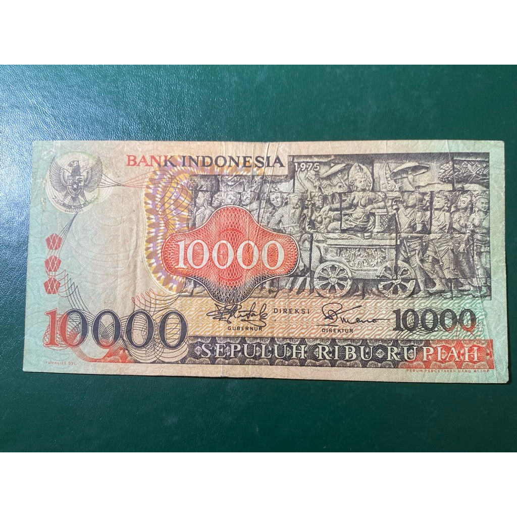 Uang Kuno Langka 10000 Rupiah Barong Kondisi Bagus