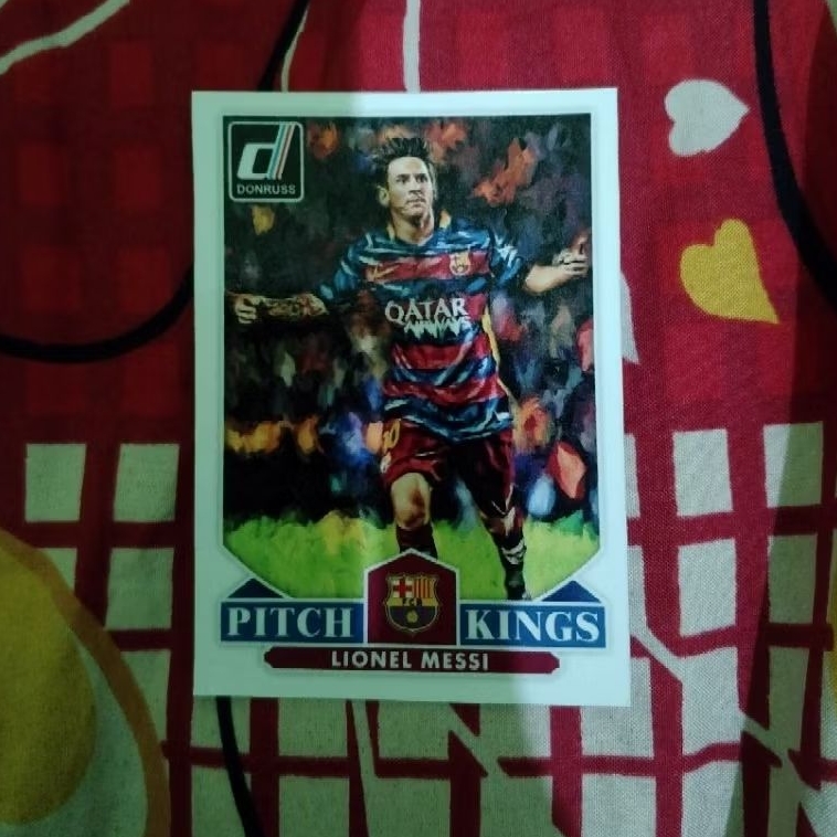 Kartu Mainan Anak Jadul Bola Lionel Messi Custom