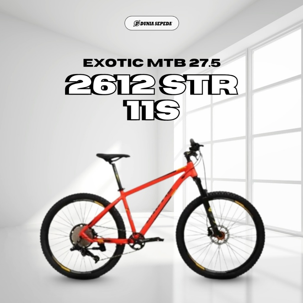 SEPEDA GUNUNG 27.5 EXOTIC 2612 STR 11SPEED RED