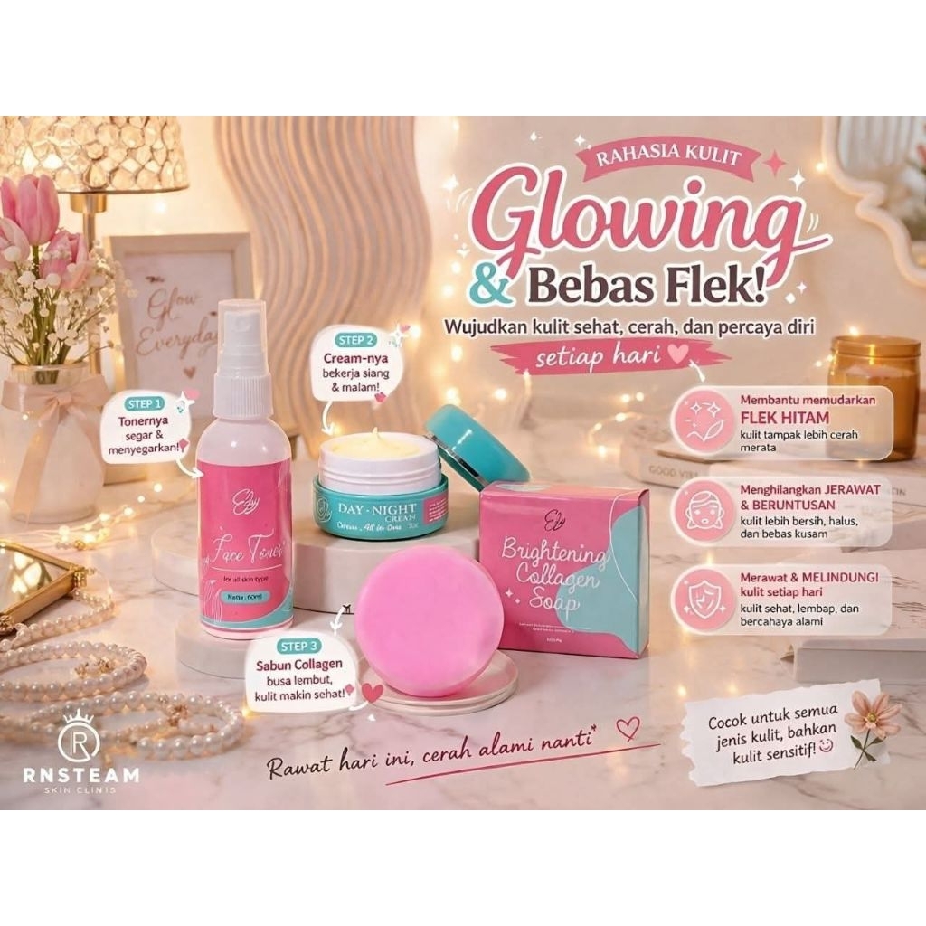 paket elizabeauty all in one (BPOM ORIGINAL)