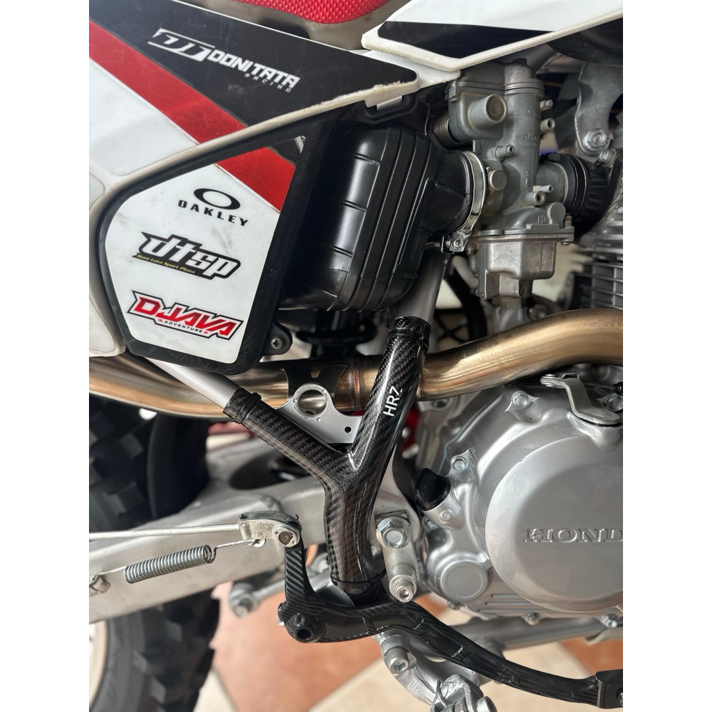 Cover rangka CRF 230 Real Carbon Vacum Infusion Bukan Plastik atau Fiberglass Perlindungan Optimal K