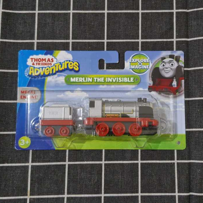 Thomas & Friends Push Along Metal Engine - ADVENTURES MERLIN THE INVISIBLE