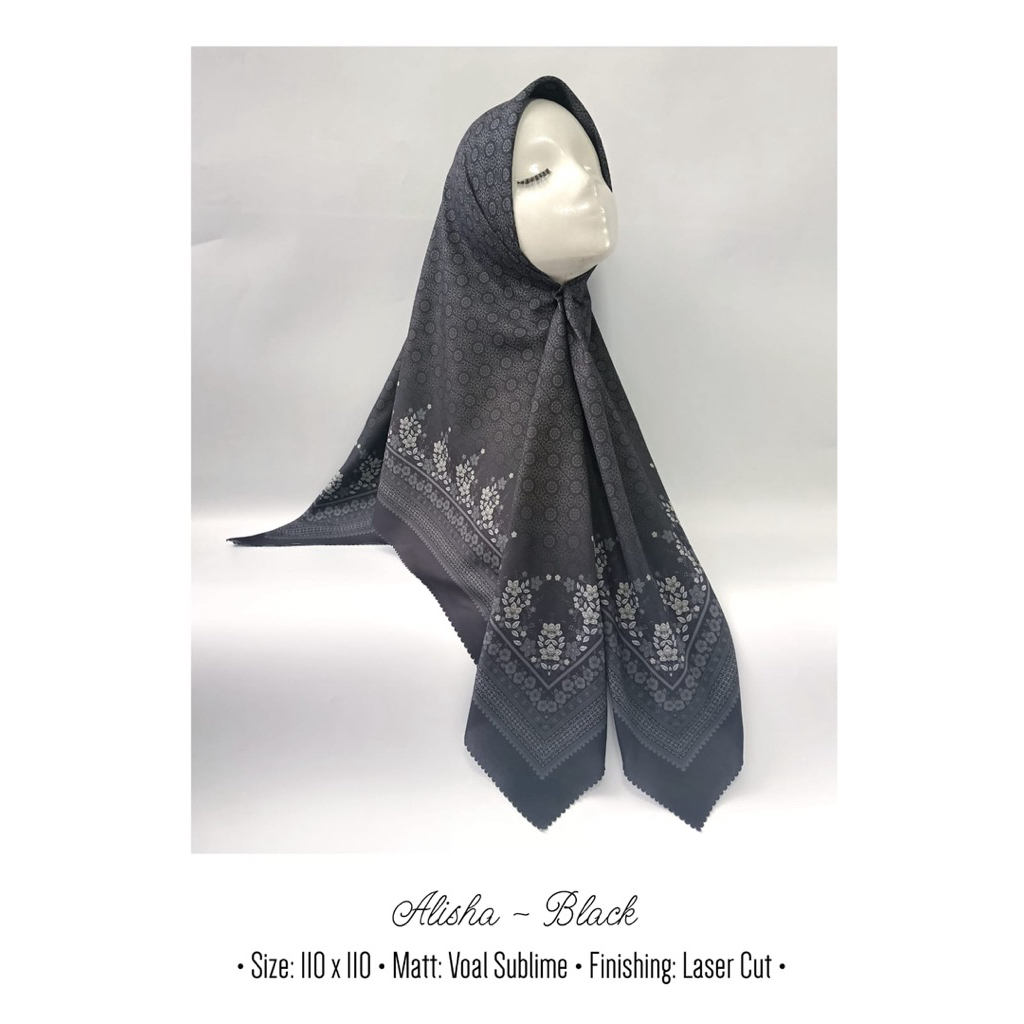 hijab | pashmina | segi empat | alisha | print | digital | hijab alisha | segi empat alisha