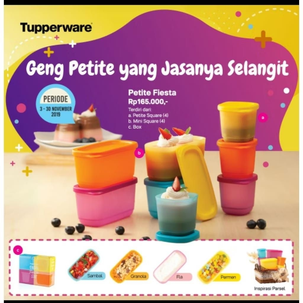 Petite Fiesta Set Tupperware
