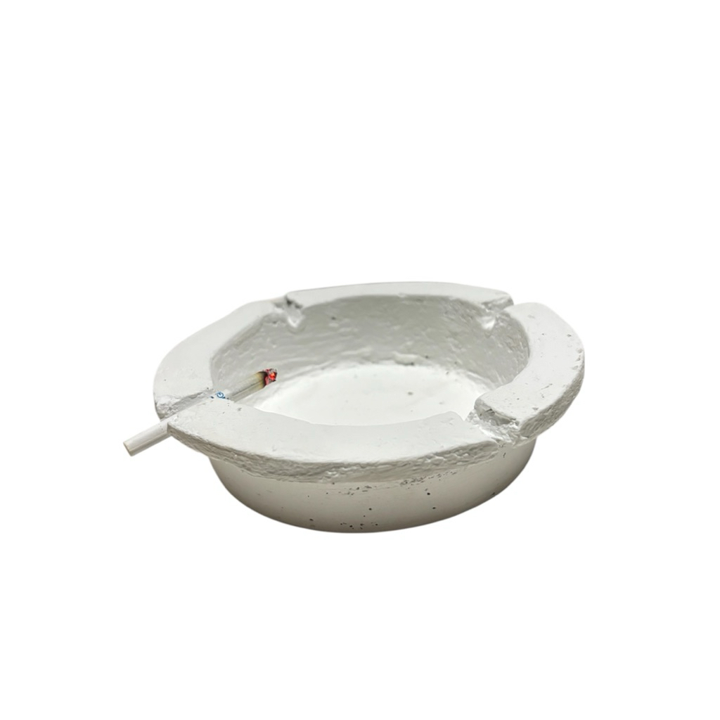 Asbak Semen Bulat - Ashtray Concrete - Asbak Minimalis Lingkaran Murah