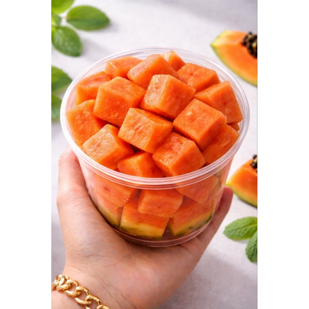Buah Pepaya Potong Cup 300ML