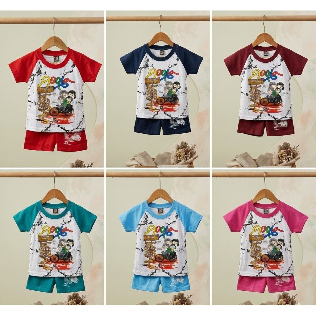 Setelan kaos Anak Jogja || Oleh-oleh khas jogja || Kaos jogja Adem