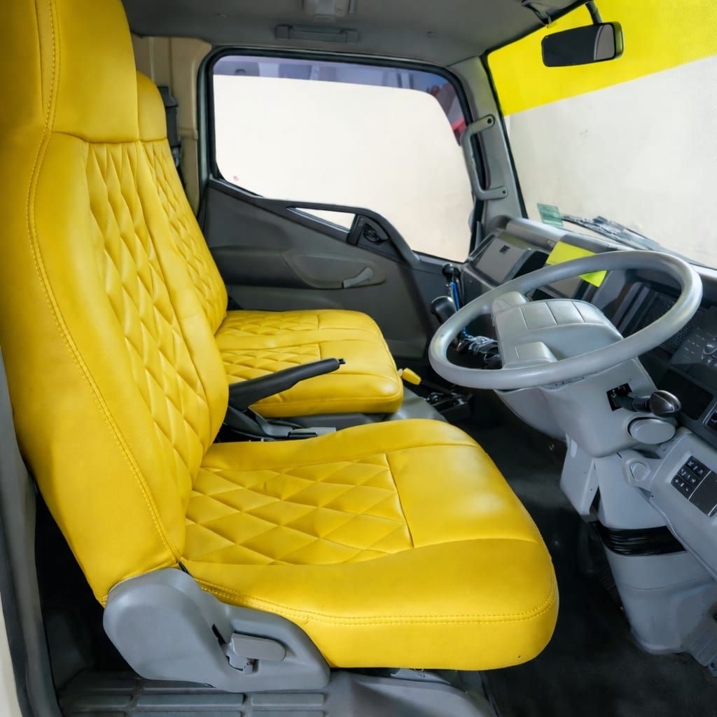 sarung jok mobil truk canter dan canter HDL motif wajik premium