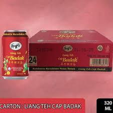 [SDW] pekanbaru/24pcs 320ml Liang Teh Cap Badak