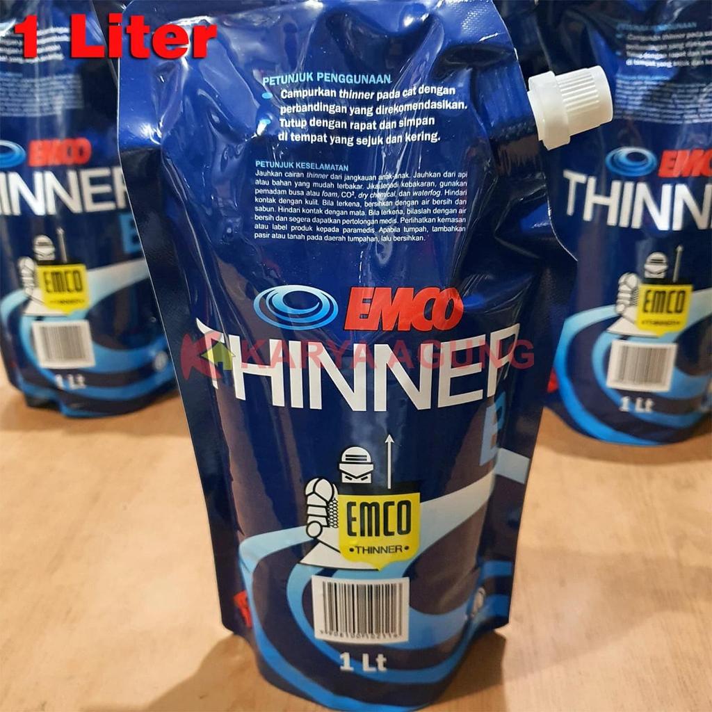 EMCO Thinner B 1 L / Minyak Pengencer Cat Synthetic 1 Liter Tiner Tener Tinner 1L