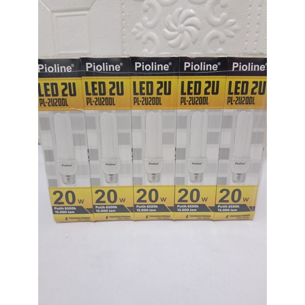Lampu LED 2U pioline 20watt (10pcs)
