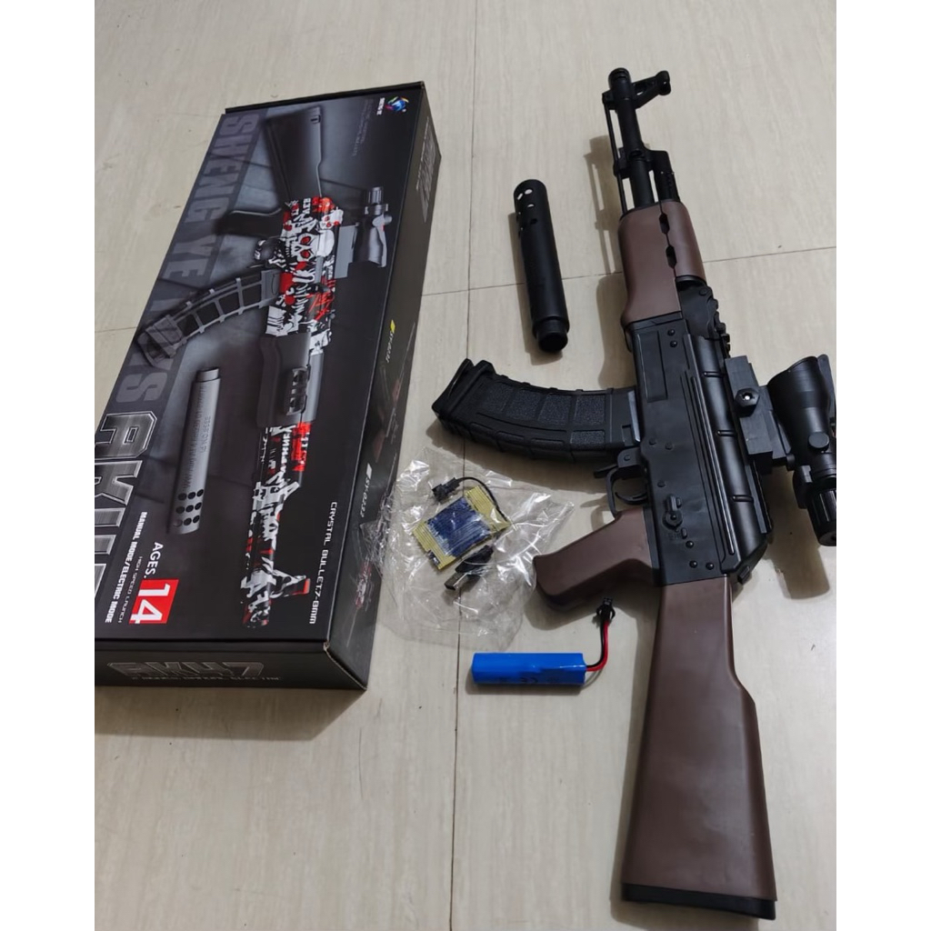 mainan senapan - ak 47