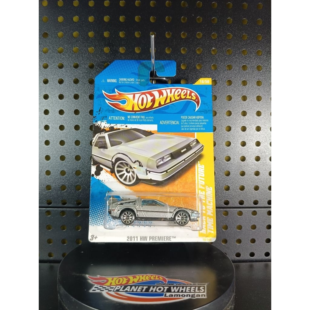 hot wheels back yo the future time machine