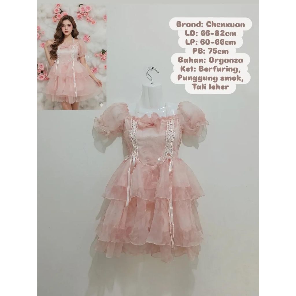 Dress Korea Style Kawaii Fairy Vintage