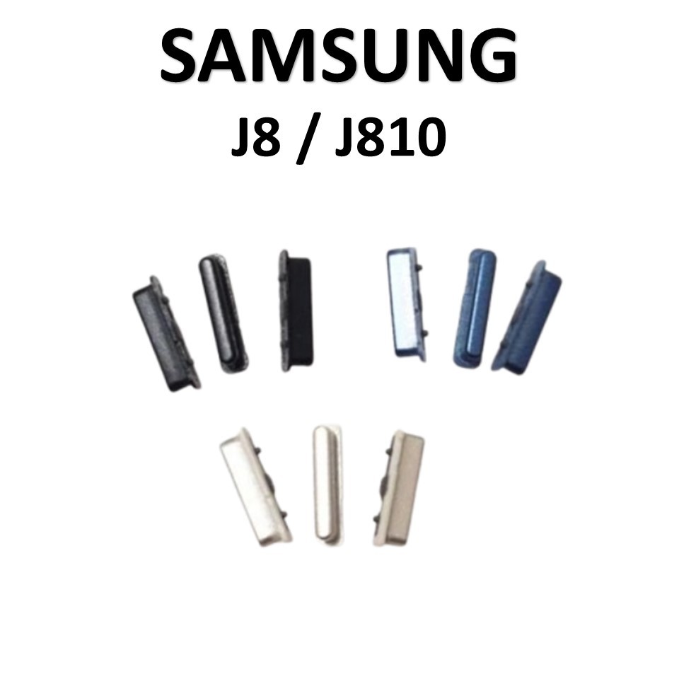 TOMBOL LUAR ON/OFF+VOLUME SAMSUNG J8 / J810 ORIGINAL 100%