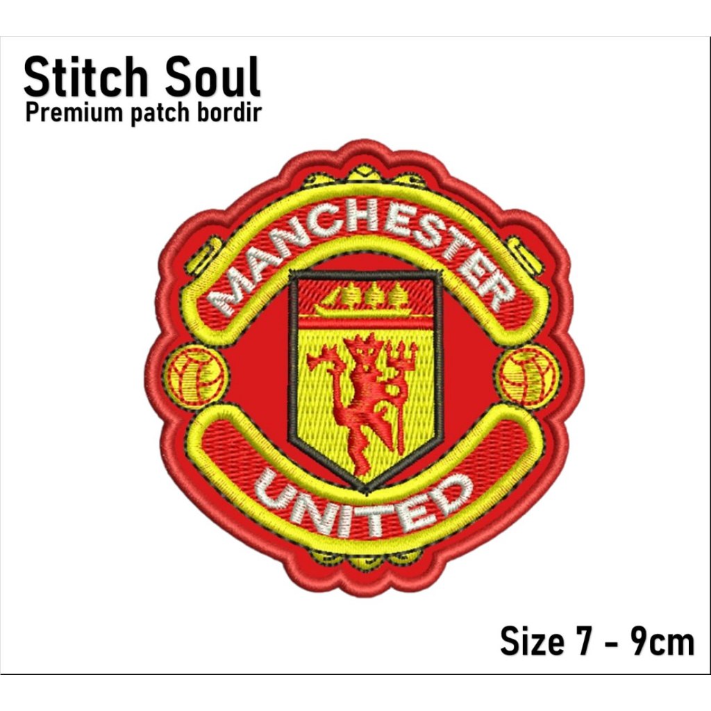 Emblem Patch Bordir MANCHESTER UNITED High Quality - stitchsoul
