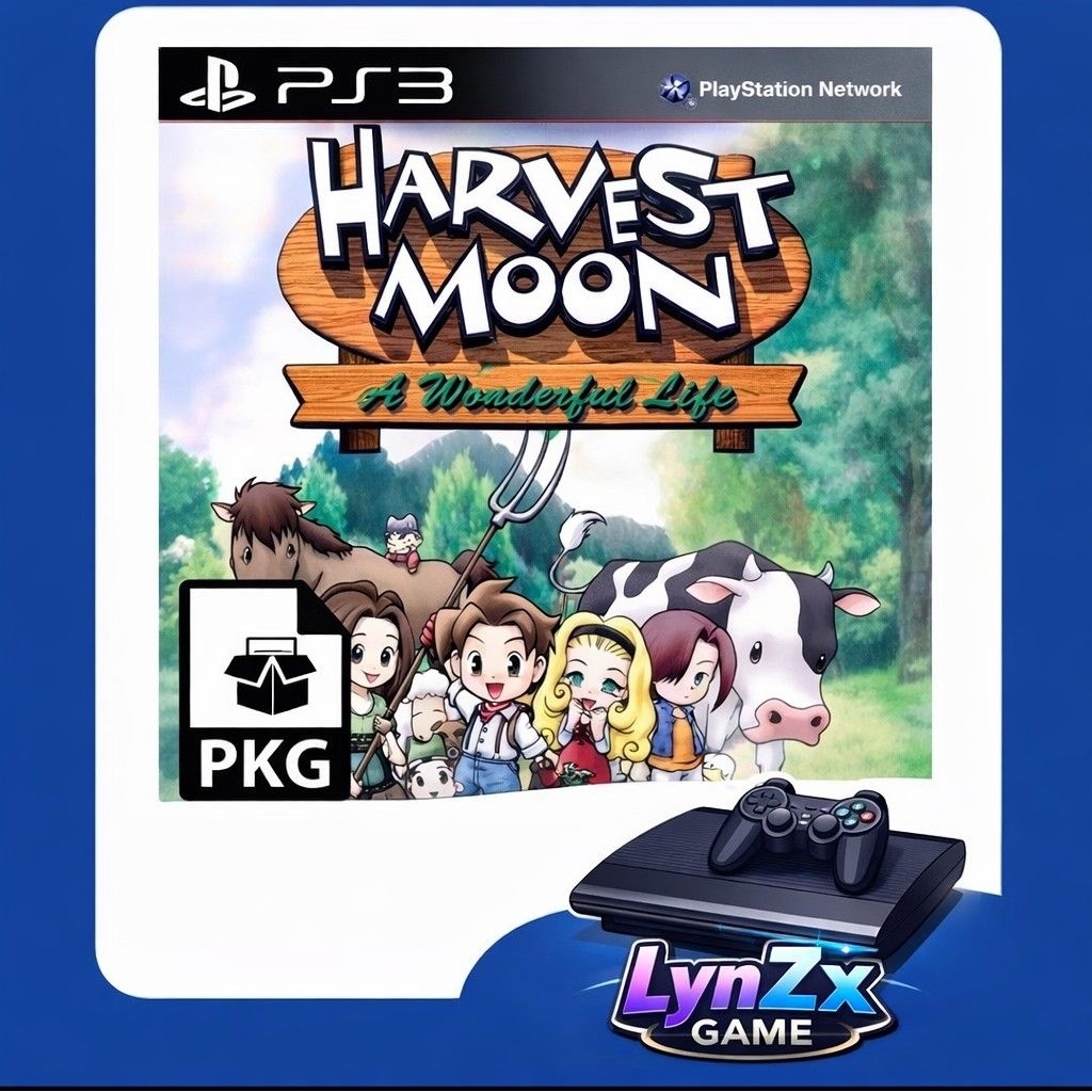 HARVEST MOON A WONDERFUL LIFE BAHASA INDO GAME PS3 CFW HEN HFW