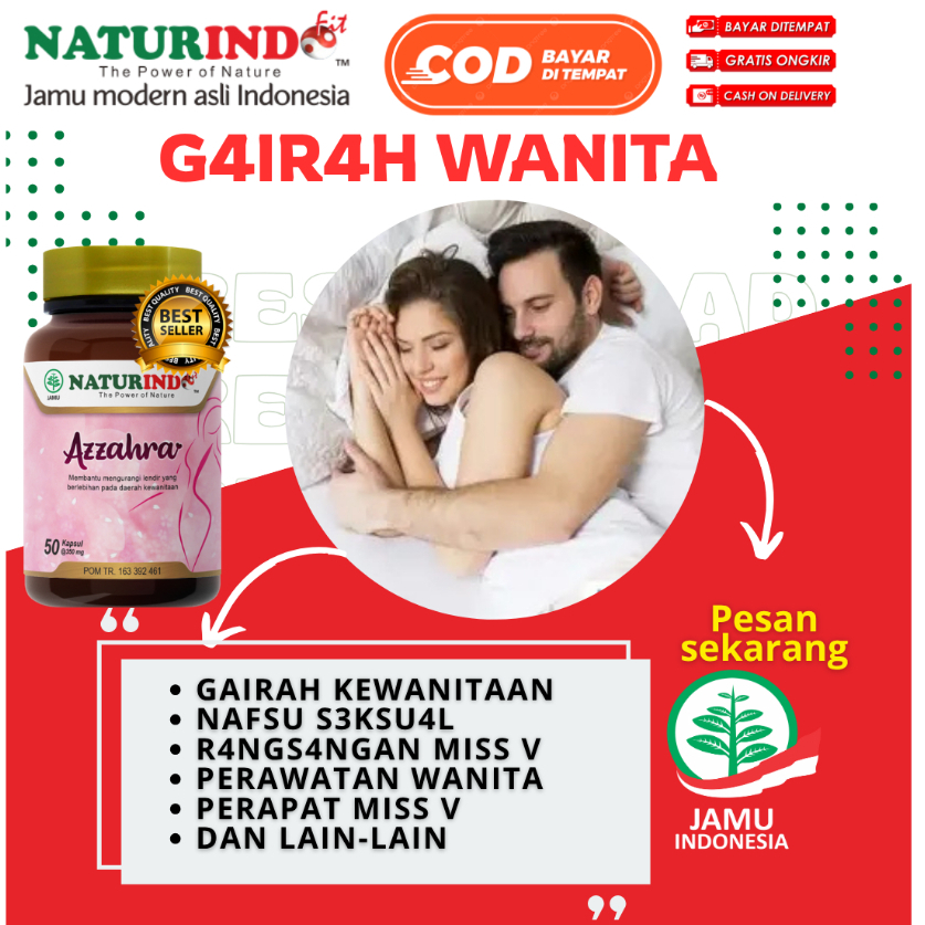 Azzahra Naturindo suplemen penambah gairah wanita tingkatkan stamina wanita