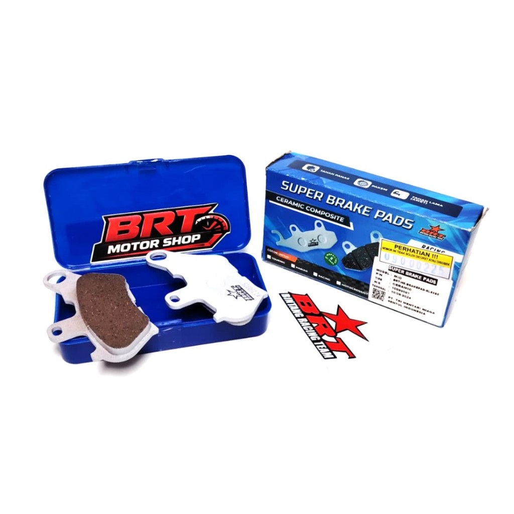 SUPER BRAKE PADS FRONT CERAMIC BRT BRT MIO Old Lama MIO Sporty MIO Soul MIO Karbu Karburator Kampas 