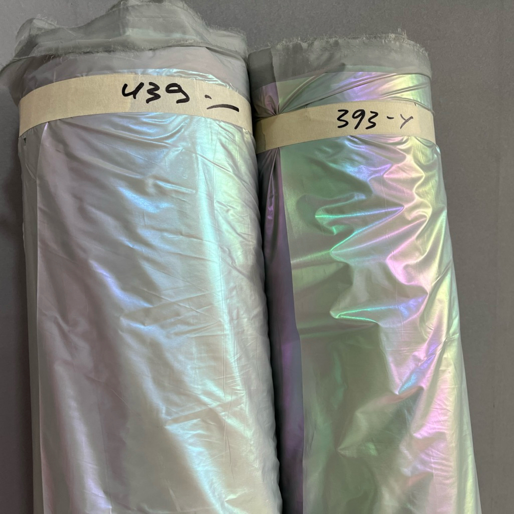 Kain Hologram pelangi Parasut nilon waterproof tahan air dauntalas kain tipis ringan super kuat mura