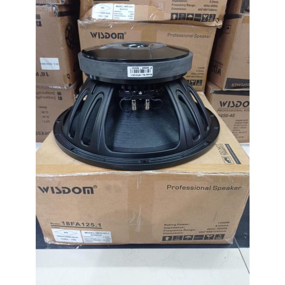 Wisdom 18FA125.1 - 18 Inch - Speaker Komponen Original Wisdom - 18-FA125.1