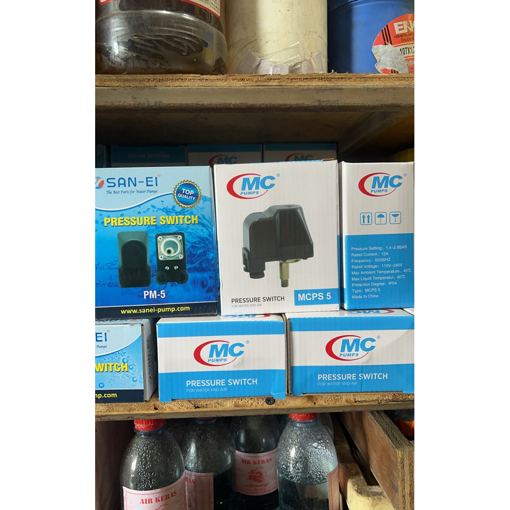 otomatis jetpump PM5 - otomatis pompa air semi jet pump PM-5 merk MC / sanei