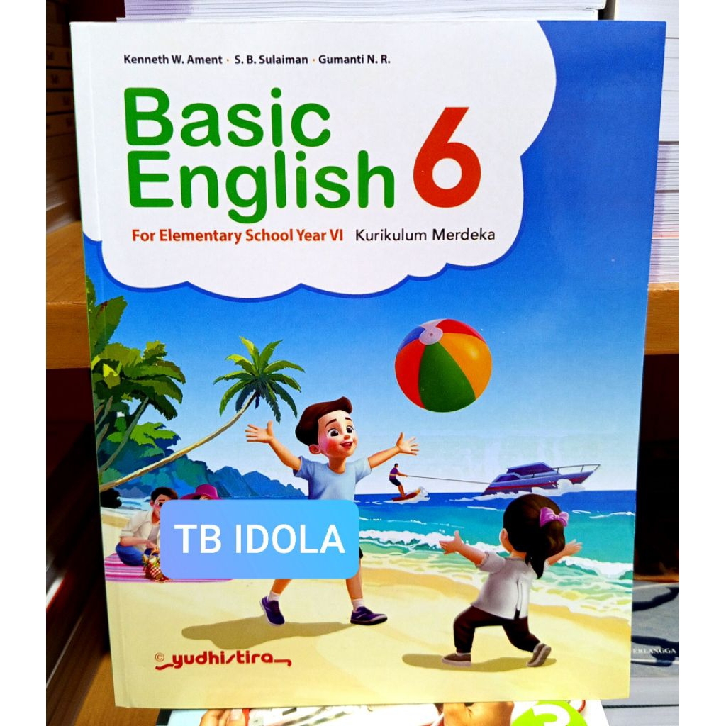 Buku Basic English Kelas 6 SD Kurikulum Merdeka Yudhistira