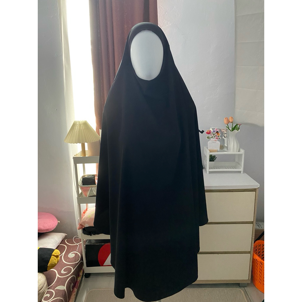 French Khimar Fortaleza Jetblack