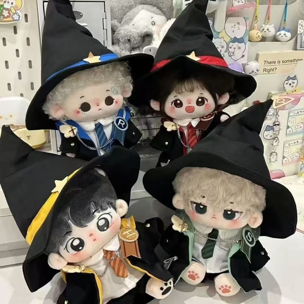 Set 5pcs Pakaian Boneka Plushie Cotton Doll 40cm Fantasy Barat Magical Aksesories Baju Boneka Lucu