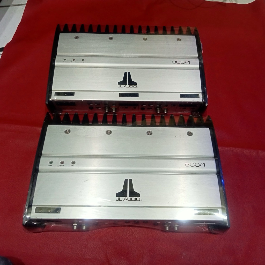 Paket Audio Mobil JL Audio 4 Channel 300/4 Monoblok 500/1