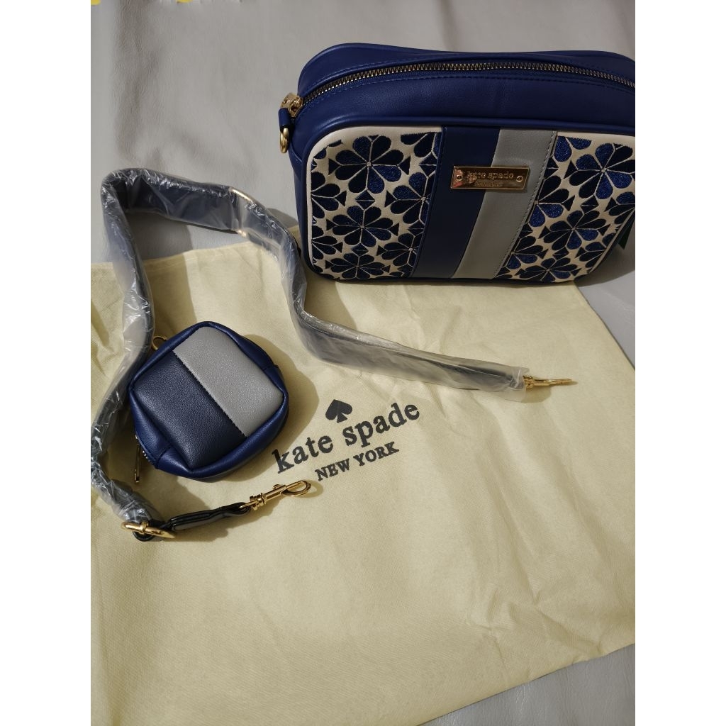KS sling camera bag wanita navy