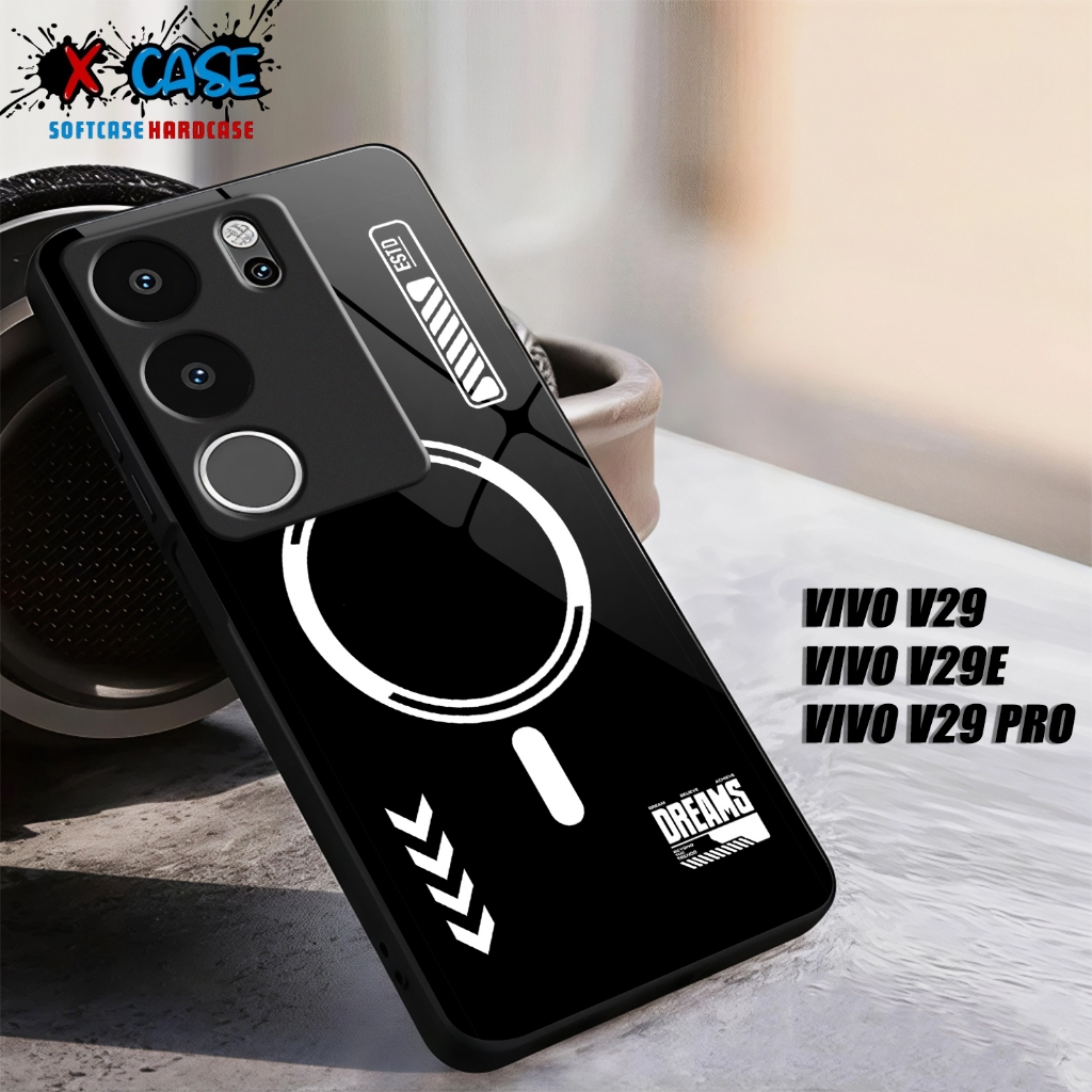 Casing Hp VIVO V29 Softcase VIVO V29 V29E V2250 Case Glossy Cassing kaca kilau Pelindung Hp Aksesori