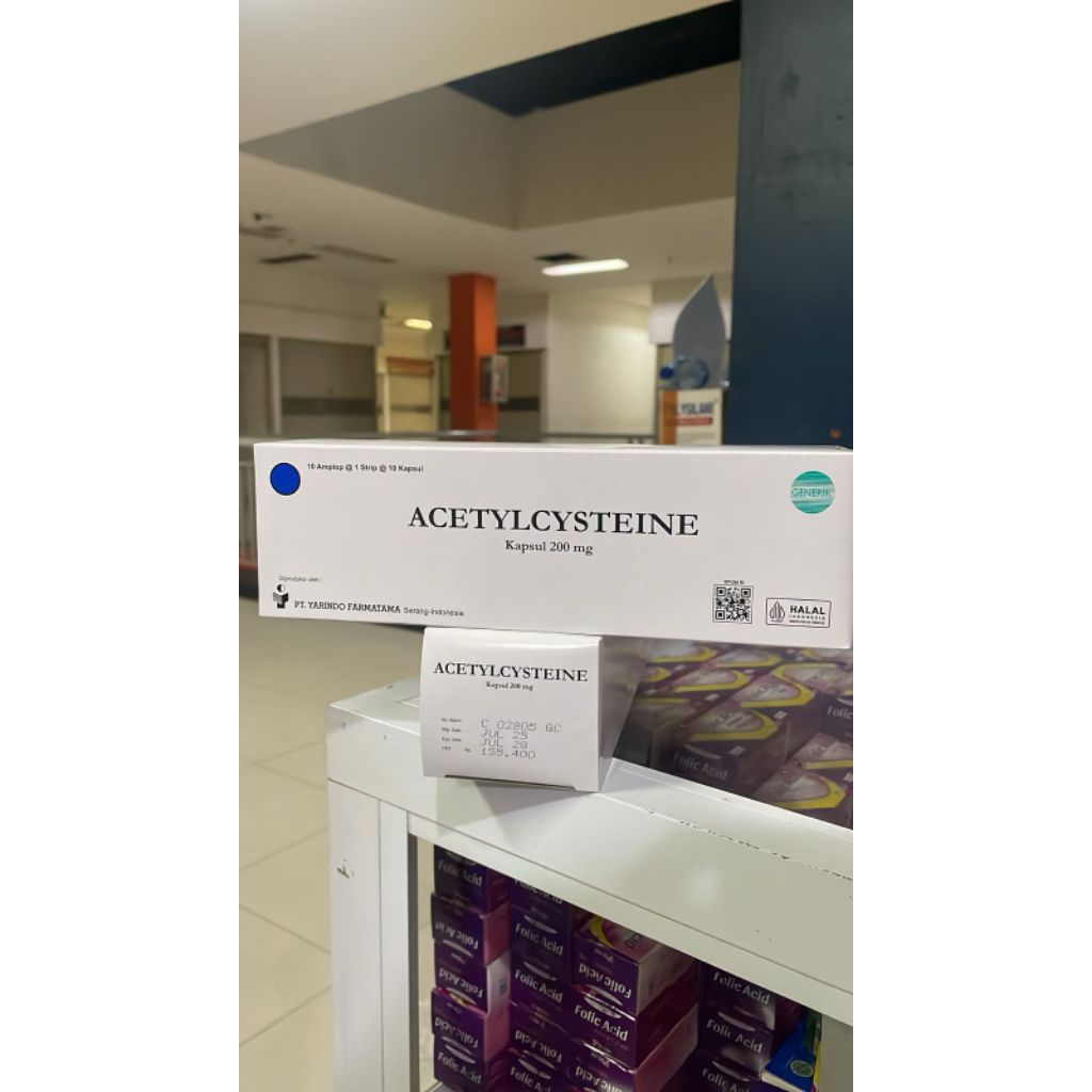 acetylcysteine 200 mg capsul box yarindo
