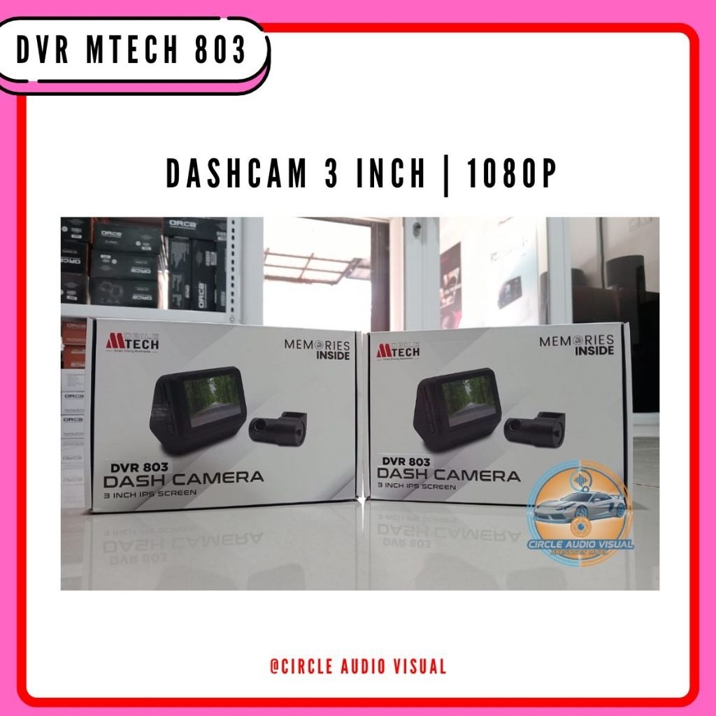 DVR Mobil Dashcam / Dash Cam MTECH (Mobile Tech) 3 " Inch