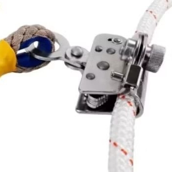 ROPE GRAB VERTICAL FALL ARRESTER ALAT PANJAT TEBING /ALAT PENAHANAN JATUH ROPE LANYARD AUTO STOP ROP