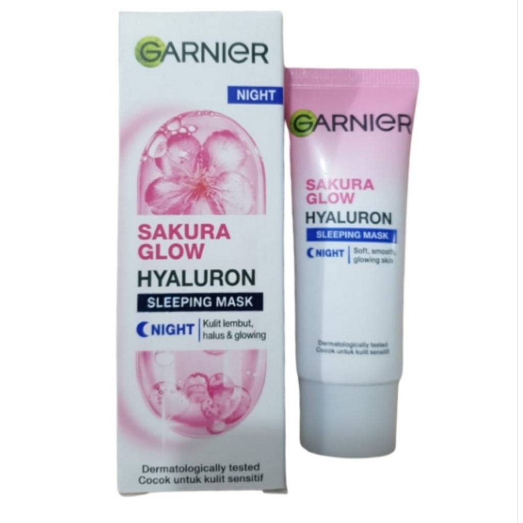 GARNIER Sakura White Pinkish Glow Night Sleeping mask 20ml.