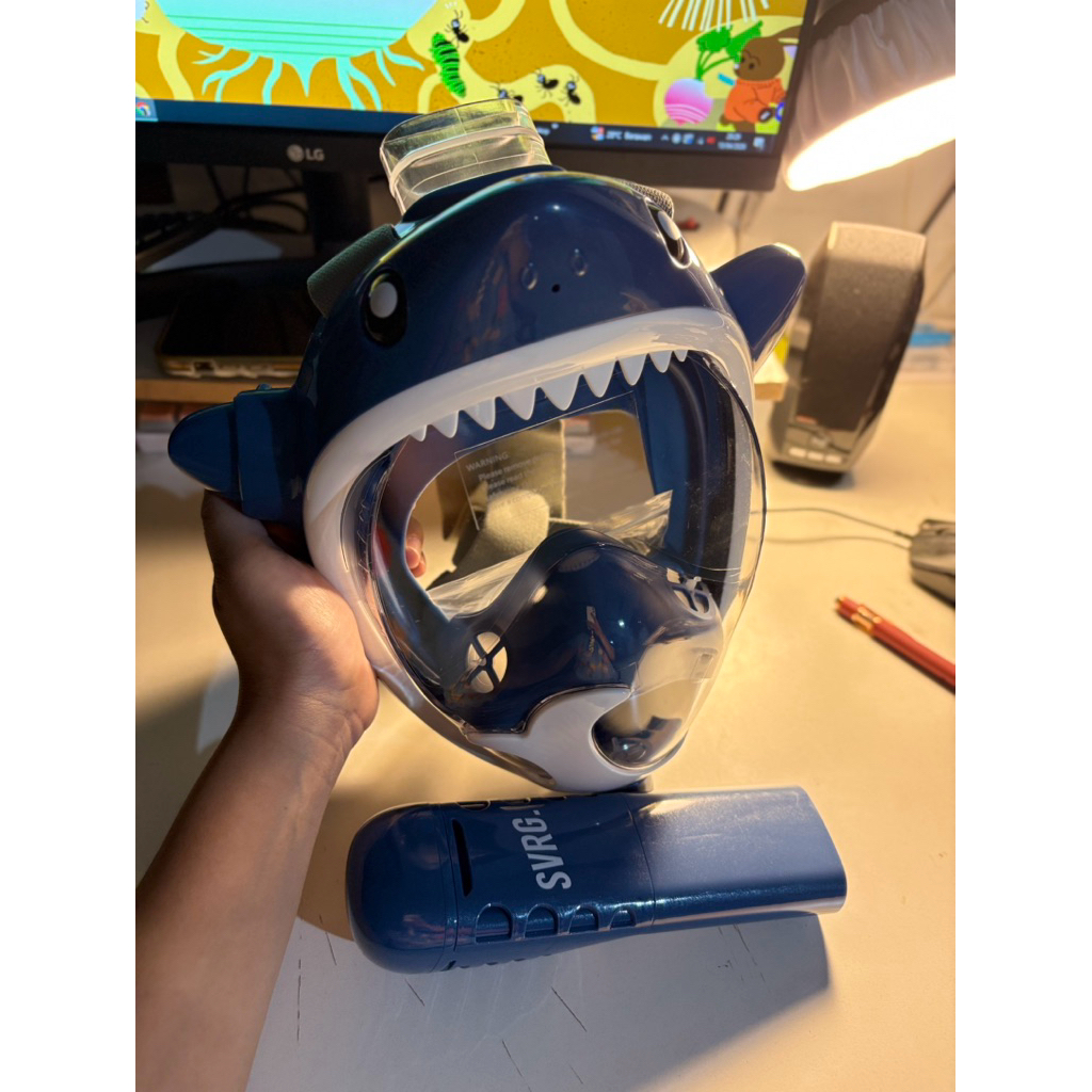 Preloved PL SVRG Dive Diving Mask Kids Anak Kacamata Snorkle Snorkling Snorkeling Kaca Mata Berenang