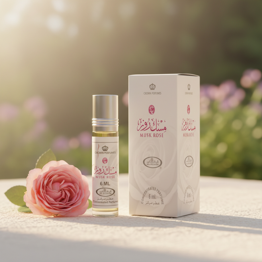 Al Rehab Musk Rose | Alrehab Parfum Arab | Minyak Wangi Non Alkohol Al Rehab Asli Saudi 6 ml