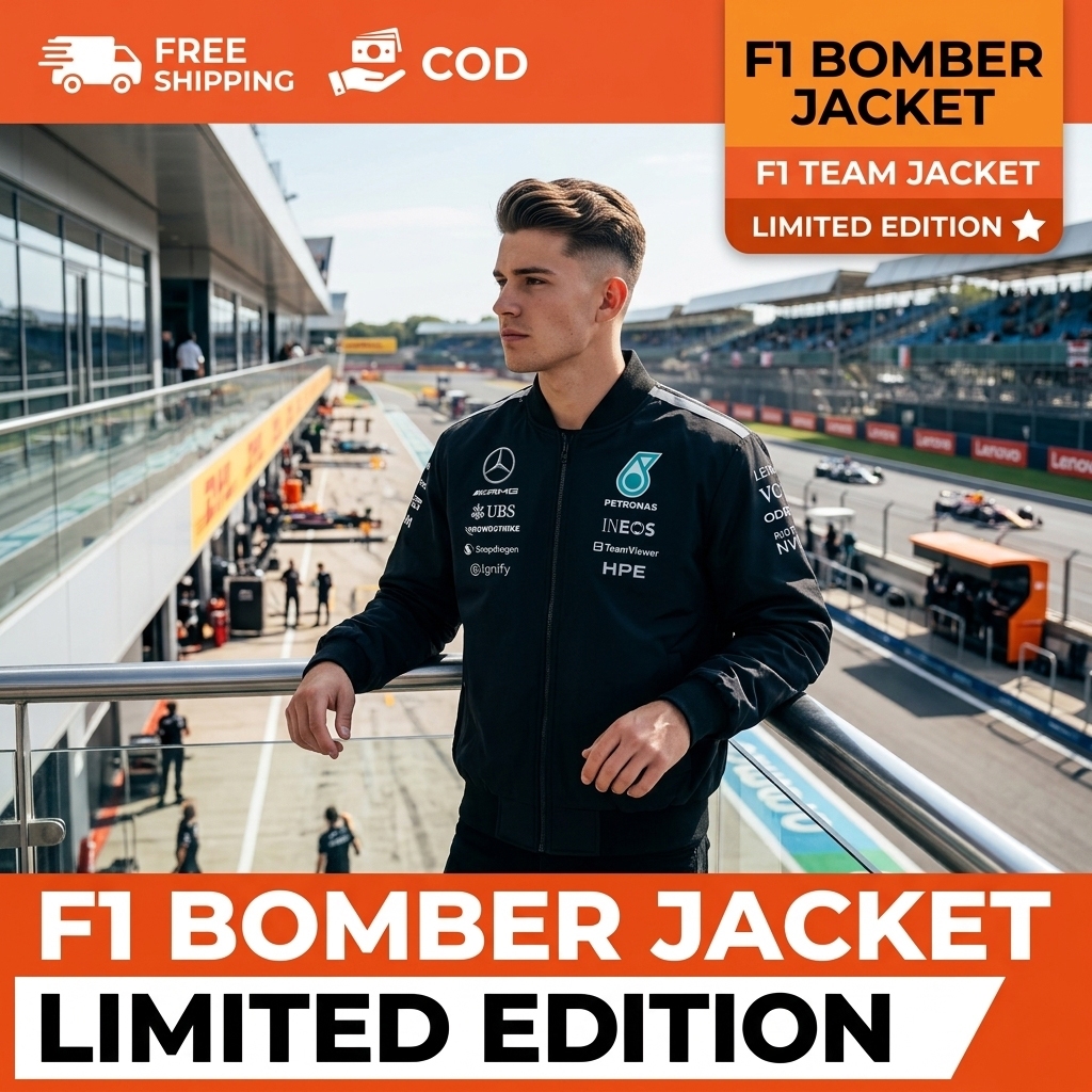 Jacket Bomber Mercedes F1 2026 Driver Shirt Formula 1