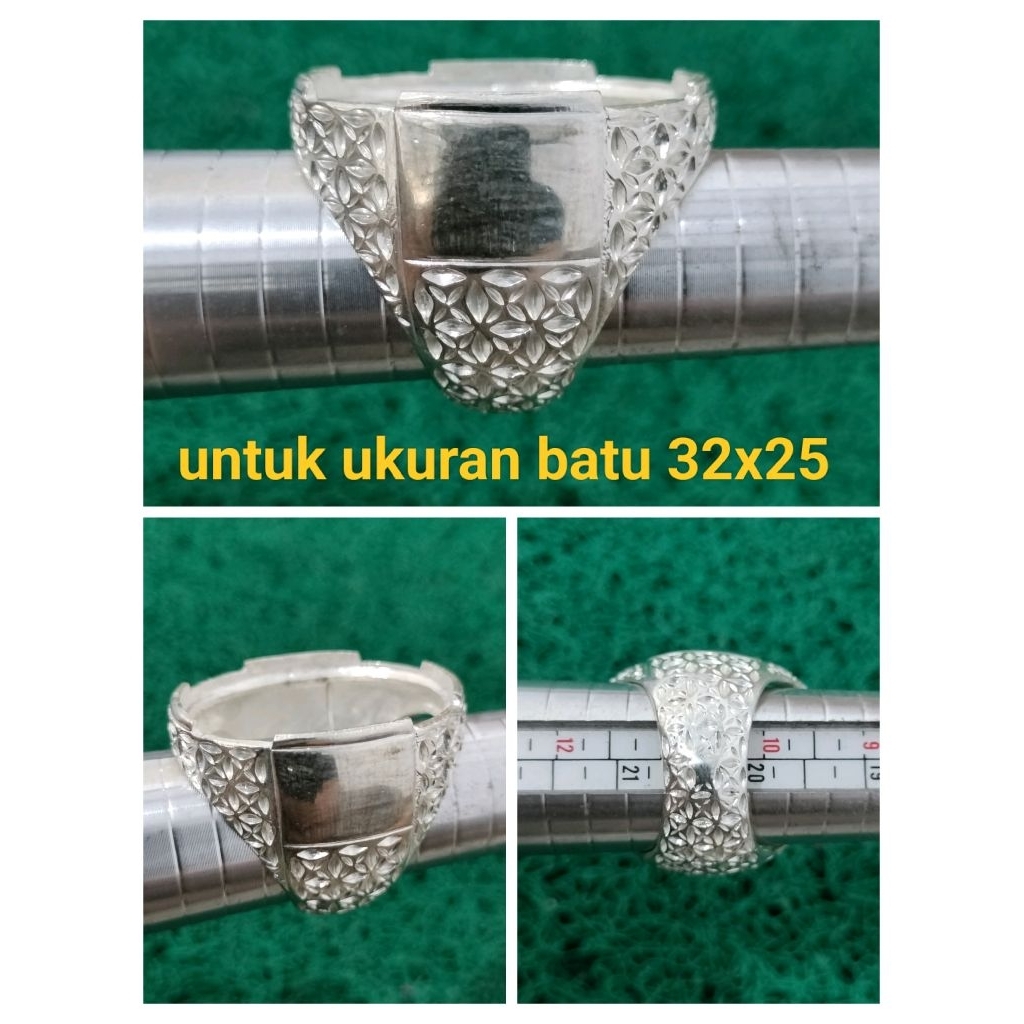 RING ALPAKA SUPER TERBARU MODEL PERAK
