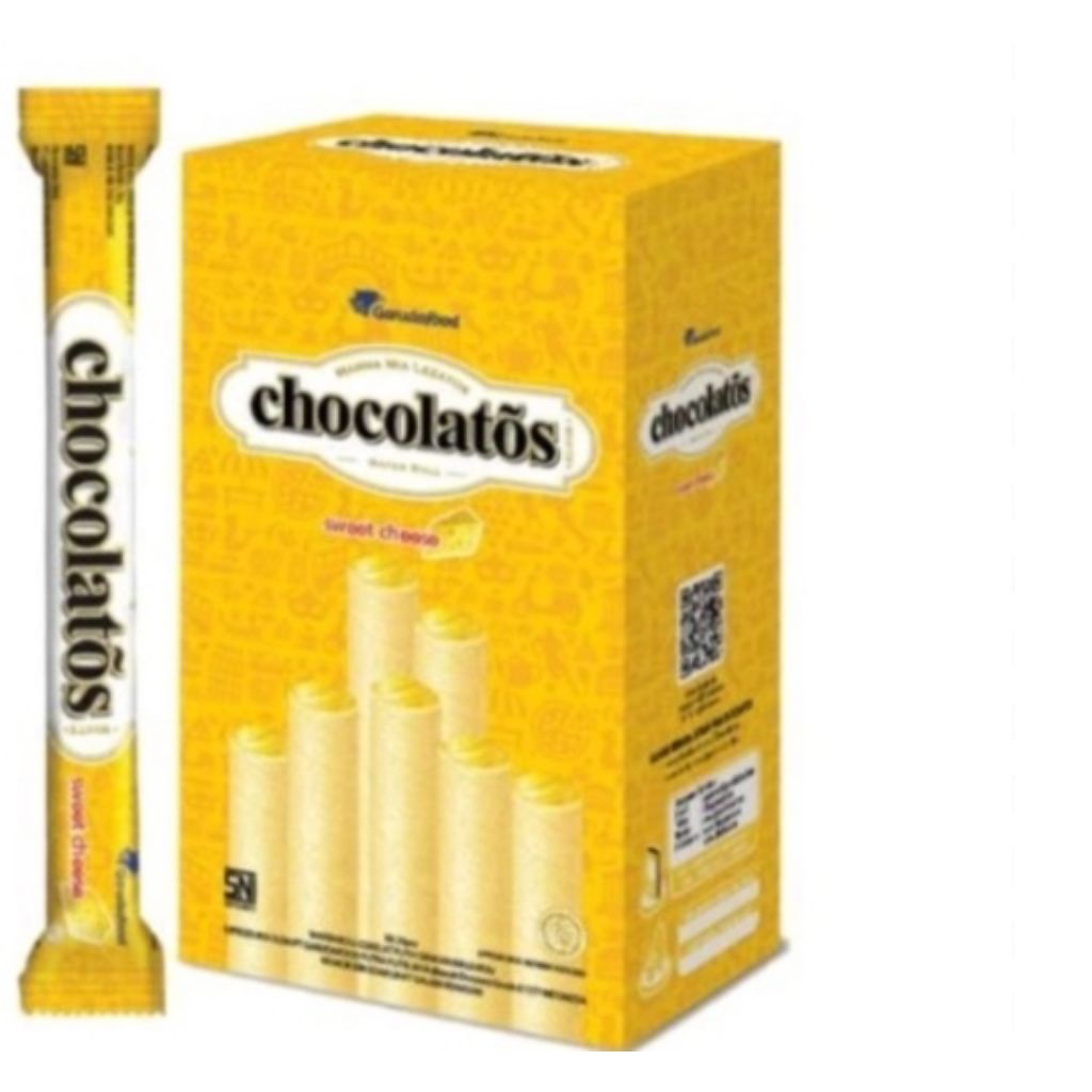 CHOCOLATOS WAFER KEJU ROLL 1 BOX / CHOCOLATOS WAFER 500