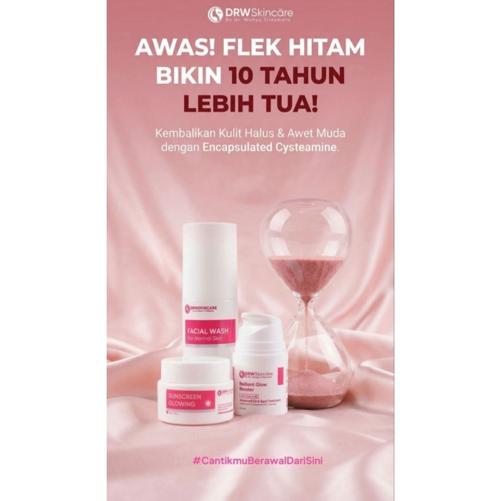 DRW Skincare Paket Flek Hitam Melasma Radiant Glow Booster