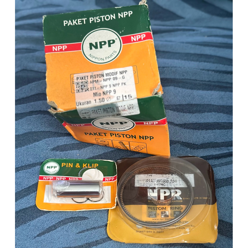 Piston Kit NPP SEHER Ukuran 67MM Pen 15 Mentah ( SESUAI FTO CUMA AD 2 ITEM )