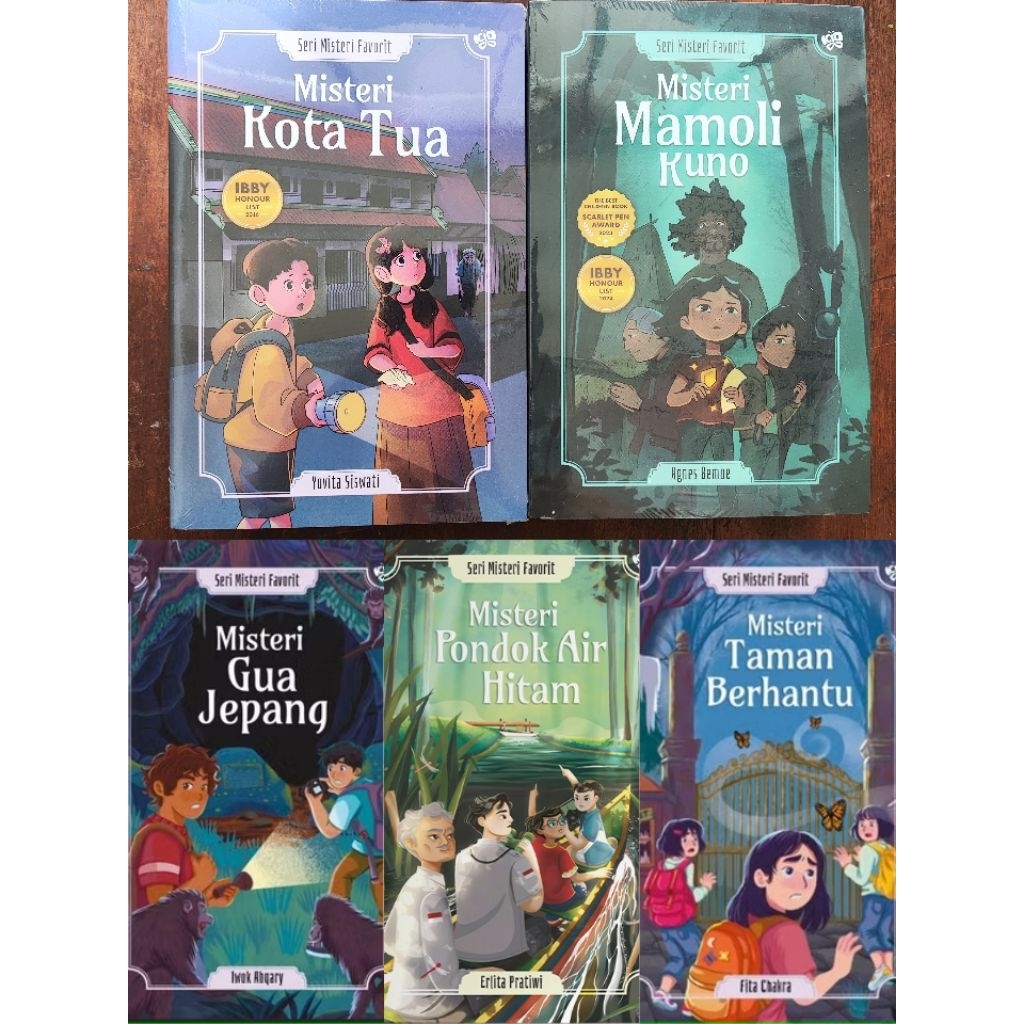 Seri Misteri Favorit novel anak mamoli kuno Kota Tua Gua Jepang Taman Kupu kupu children mystery Nov