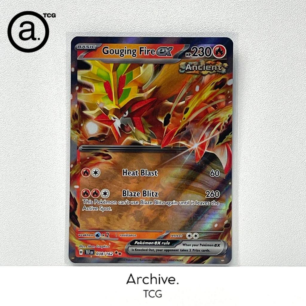 Gouging Fire ex RR (038/162) Pokemon English ~ Temporal Forces (TEF)